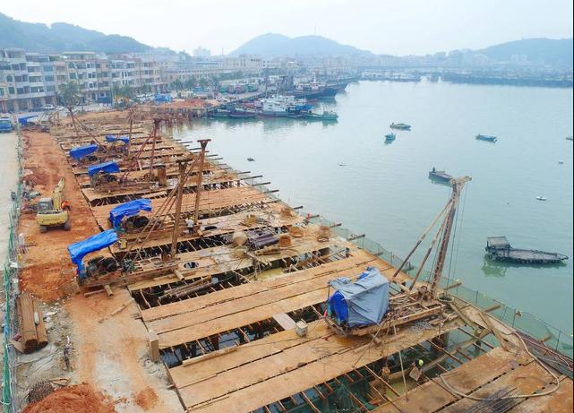 老旧重力码头检测